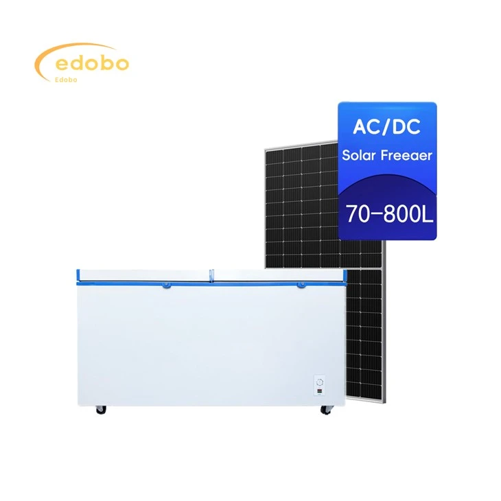 توفير الطاقة AC / DC ثلاجة التجميد العميق للطاقة الشمسية للاستخدام المنزلي