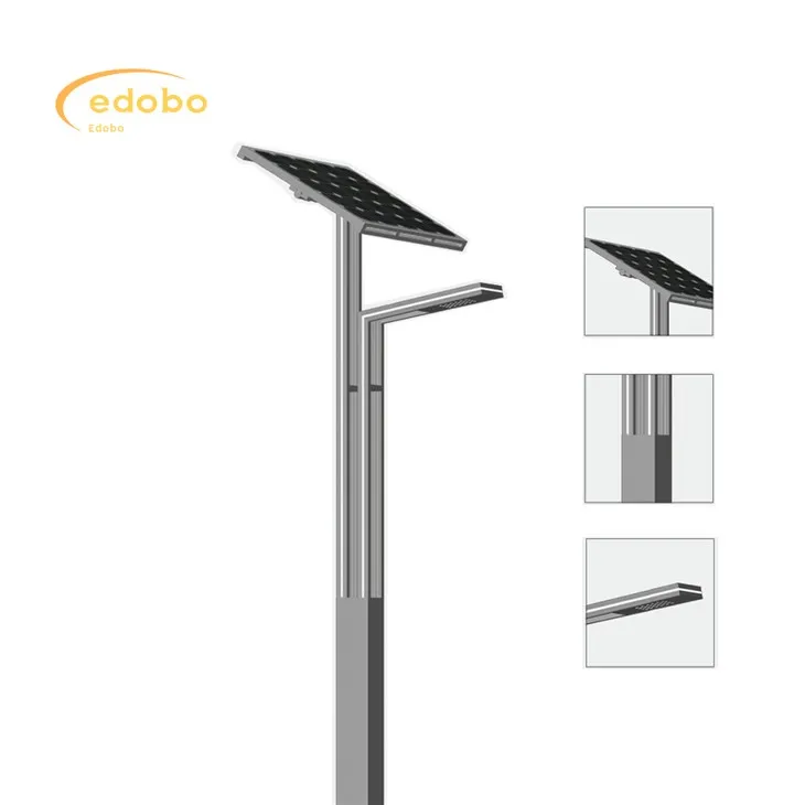 مصباح LED للشارع بالطاقة الشمسية 80 وات/120 وات مع بطارية ليثيوم