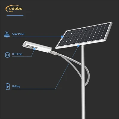 ضوء الشارع LED مع ضوء الشارع بالطاقة الشمسية ببطارية الليثيوم